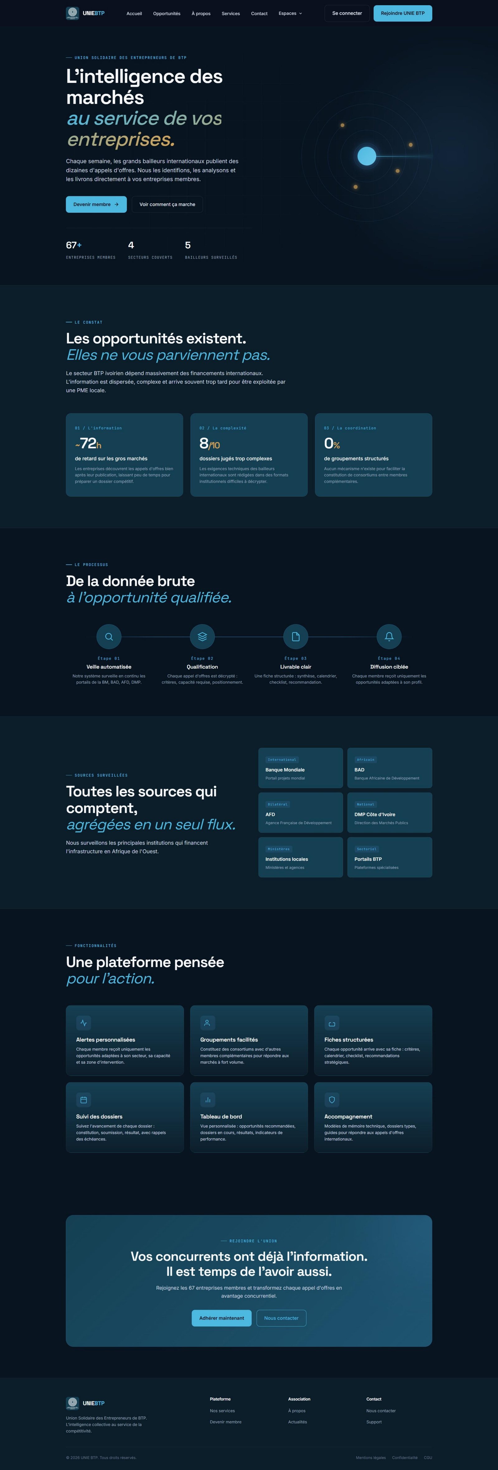 Capture du site